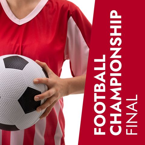 Soccer Championship Final Announcement with Female Athlete - Download Free Stock Templates Pikwizard.com