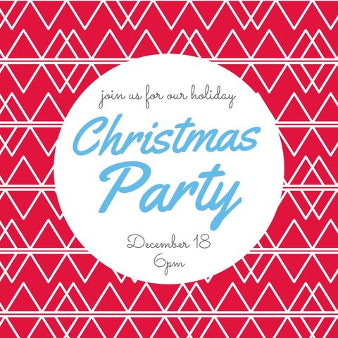 festive holiday invitation with bold red patterns - Download Free Stock Templates Pikwizard.com
