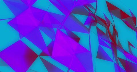Abstract Geometric Shapes on Vibrant Blue Background - Download Free Stock Images Pikwizard.com