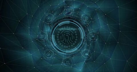 Cybersecurity Network Digital Fingerprint Interface