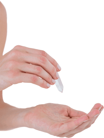 Woman Holding Transparent Crystal in Hands - Download Free Stock Videos Pikwizard.com