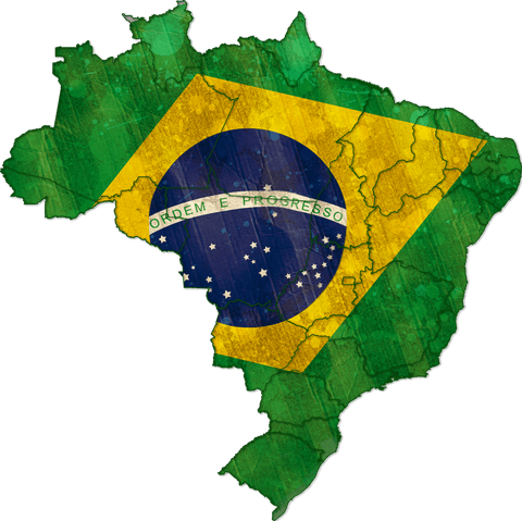 brazil map and flag graphic on transparent background - Download Free Stock Videos Pikwizard.com