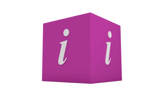 purple cube with information icon on transparent background - Download Free Stock Videos Pikwizard.com