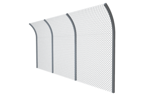 transparent high mesh fence illustration for security use - Download Free Stock Videos Pikwizard.com