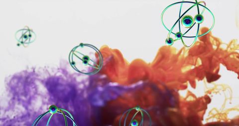 Dynamic Molecules and Abstract Shapes Concept - Download Free Stock Images Pikwizard.com