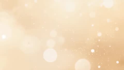 Drifting Beige Bokeh Loop Creating Soft Glow and Floating Light Particles for Overlays