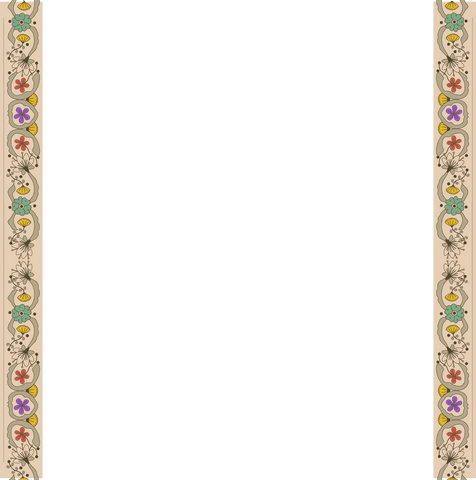 transparent ornamental beige floral border on teal - Download Free Stock Videos Pikwizard.com