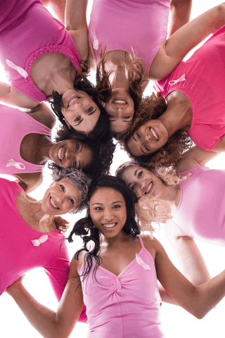 Diverse Women United Transparent Friend Group in Pink - Download Free Stock Videos Pikwizard.com