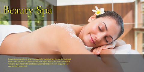 woman enjoying spa treatment with flower decoration - Download Free Stock Templates Pikwizard.com