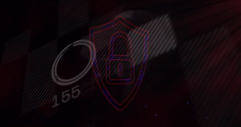Digital Security Finance Interface with Padlock Overlay - Download Free Stock Images Pikwizard.com
