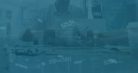 Healthcare Data Analysis with Doctor Using Laptop