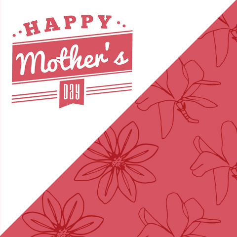 transparent mother's day floral vector with red blossoms - Download Free Stock Videos Pikwizard.com