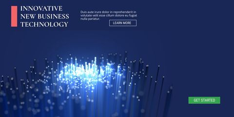 Innovative Concepts in Business Technology with Fiber Optic Connection - Download Free Stock Templates Pikwizard.com