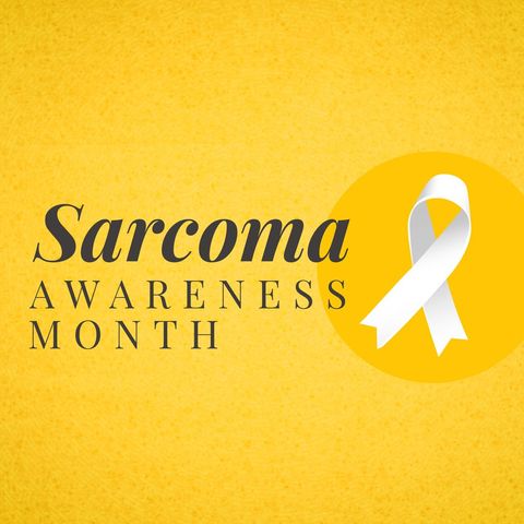 sarcoma awareness month yellow background with ribbon - Download Free Stock Templates Pikwizard.com
