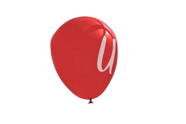 Red Balloon with Letter U Isolated on Transparent Background - Download Free Stock Videos Pikwizard.com