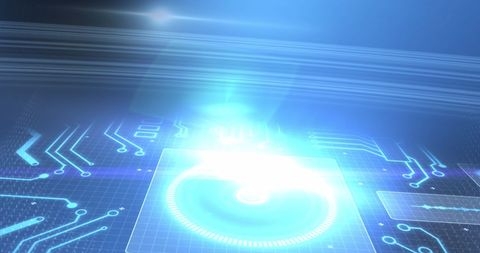 Futuristic Digital Interface with Data Processing Design - Download Free Stock Images Pikwizard.com