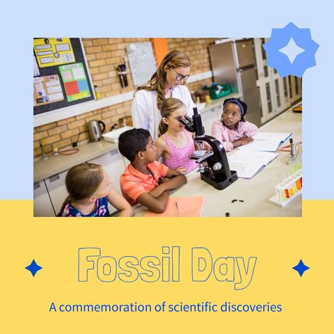 diverse children learning about fossils in science class - Download Free Stock Templates Pikwizard.com