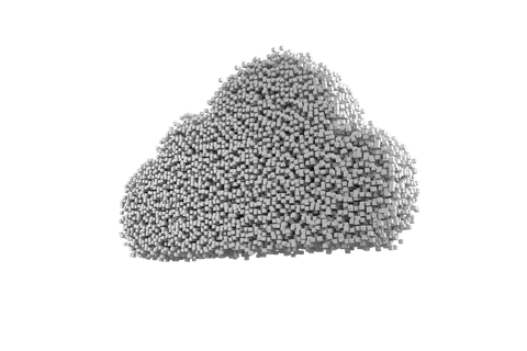 Transparent Abstract Cloud of Cube-like Structures in White - Download Free Stock Videos Pikwizard.com