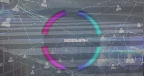 Digital Network Visualizations Overlaid on Office Environment - Download Free Stock Images Pikwizard.com