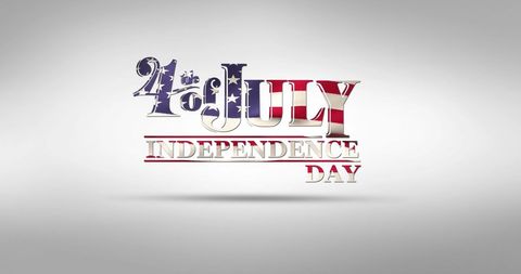 4th of July Independence Day Greeting with American Flag Design - Download Free Stock Images Pikwizard.com