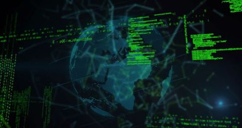 Holographic Globe in 3D Network with Streaming Green Code