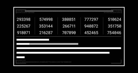 Digital Data Analysis with Numeric Display and Progress Bars - Download Free Stock Images Pikwizard.com
