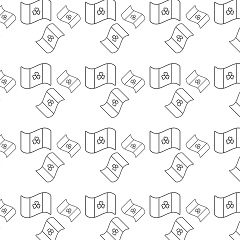 transparent pattern of flags with clover for st. patrick's day - Download Free Stock Videos Pikwizard.com