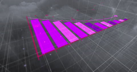 Digital Visualization of Data Projection Amidst Clouds