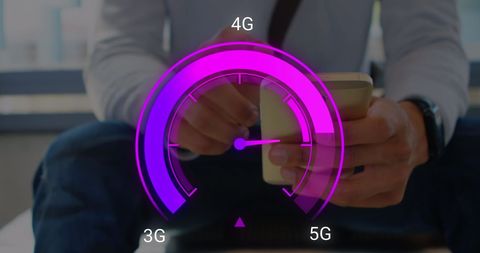 Businessman Measuring Internet Speed on Smartphone - Download Free Stock Images Pikwizard.com