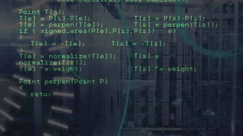 Data Processing Animation with 5G and Servers Overlay