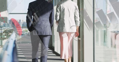 Collaborative Business Professionals in Modern Office Environment