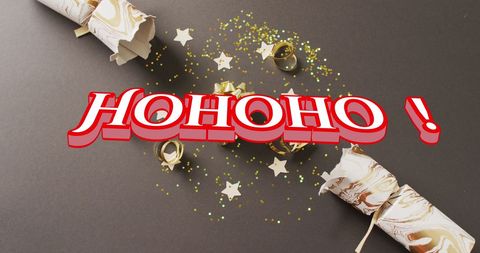 Christmas Celebration with Cracker and Glitter