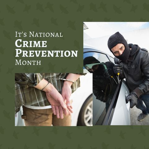 national crime prevention month awareness collage - Download Free Stock Templates Pikwizard.com