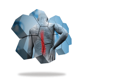 transparent back pain relief technology illustration - Download Free Stock Videos Pikwizard.com