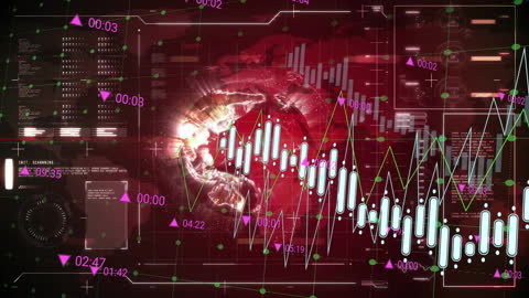 Global Financial Analytics with Stock Market Data and World Map