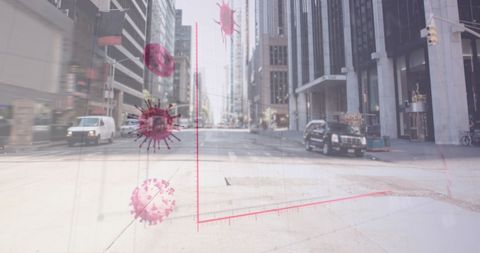 Digital Overlay of COVID-19 Impact on Urban Economy