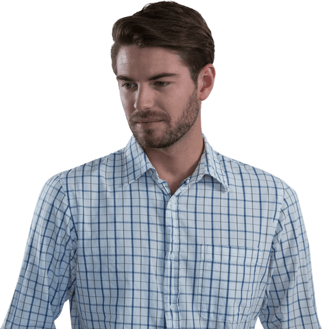 caucasian man in checkered shirt on transparent background lifestyle office - Download Free Stock Videos Pikwizard.com