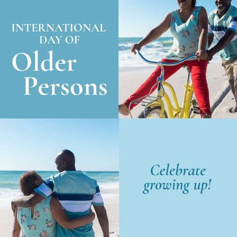 Celebrating International Day of Older Persons with Joyful Senior Couple - Download Free Stock Templates Pikwizard.com