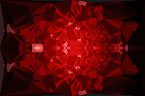 Digital Red Geometric Abstract on Transparent Background - Download Free Stock Videos Pikwizard.com