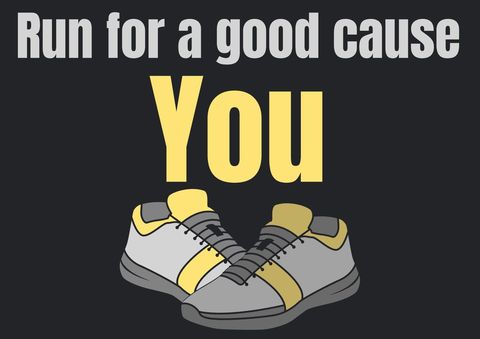 inspirational banner for charitable run event - Download Free Stock Templates Pikwizard.com