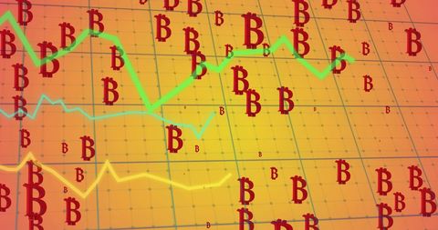 Bitcoin data processing with graphical interface