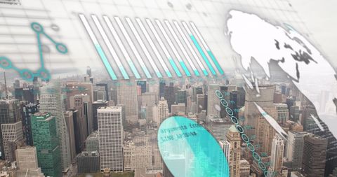 Statistical Data Visualization Over Cityscapes for Business Analysis