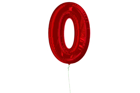 Red O Letter Balloon on Transparent Background - Download Free Stock Videos Pikwizard.com