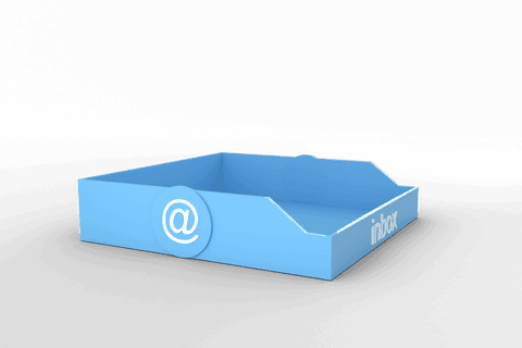 blue inbox on transparent background digital illustration - Download Free Stock Videos Pikwizard.com