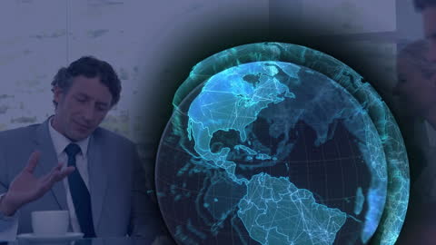 Global Networking Technology with Business Executive