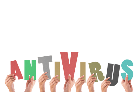Antivirus Letters Held by Hands Over Transparent Background - Download Free Stock Videos Pikwizard.com