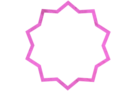 Geometric Transparent Star Frame with Angular Pink Design - Download Free Stock Videos Pikwizard.com