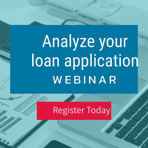 financial webinar invitation for loan application analysis - Download Free Stock Templates Pikwizard.com