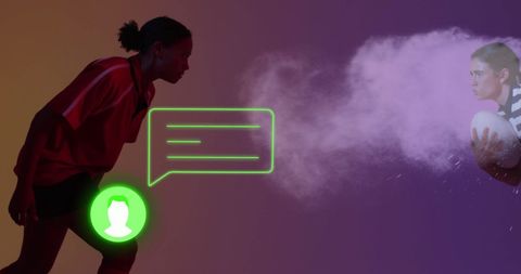 Dynamic Interaction between Female Rugby Players