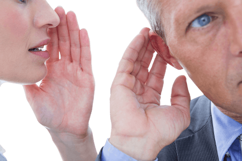 Transparent Image of Colleagues Whispering in Office Attire - Download Free Stock Videos Pikwizard.com